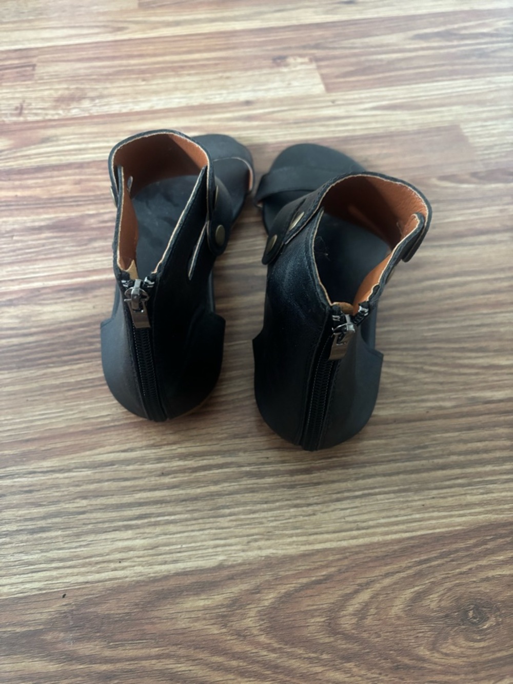 Women’s Black Ankle Sandals - Picture 3 of 5